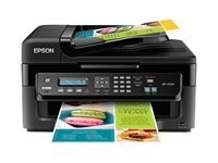 Epson WorkForce WF-2520 All-in-One Inkjet Printer, 5760x1440 Optimized dpi Resolution, 9.0 ISO ppm Black / 4.7 ISO ppm Color Print Speed, USB 2.0 Interface