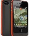 Mophie Juice Pack Plus Outdoor Edition with Rechargeable External Battery Case and Outdoor Wayfinding App for iPhone 4 - Retail Packaging - Orange