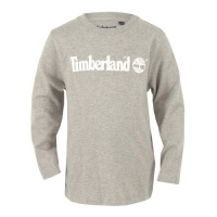 Timberland Kids (age 2-8) Earth Keeper Printed T-Shirt Grey Age 3