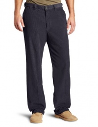 Haggar Men's Work To Weekend 14 Wale Corduroy Plain Front Expandable Waistband Pant