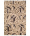 The Promenade Leaf area rug infuses contemporary leaf graphics with rich color, creating subtle, exotic appeal for the modern home. Neutral, earthy tones make this pattern accessible to any room décor and its hand-tufted detailing makes it durable enough to withstand heavy traffic, indoors or out.