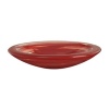 Kosta Boda Atoll Dish, Red