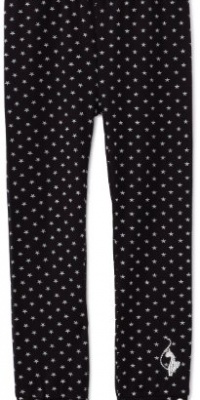 Baby Phat - Kids Girls 2-6x Tod Printed Legging, Black, 2T