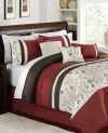 Hallmart Collectibles Bella Donna King 7 Piece Comforter Bed In A Bag Set