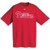 Philadelphia Phillies Official Wordmark Short Sleeve T-Shirt, Athletic Red