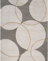 Surya G-5037 Goa Contemporary Area Rug, 8-Feet by 11-Feet, Gray