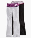 She'll love the way these cozy yoga pants from Epic Threads feel, and the sketchy design on the waist accents her cute look.