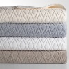 Luxuriously soft and absorbent, this collection of Cross Diamond towels are made from plush, Turkish cotton. Coordinates with Hudson Park solid color rugs, premier towels and shower curtains.