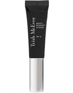 Heal, hydrate, plump and protect your pout with Trish's ultra-enriched Vitamin E-based Beauty Booster SPF 15 Lip Balm. The advanced treatment formulation boosts antioxidants and superior moisturizers deep into lips to soothe and smooth even the driest lips while shielding their health and beauty from the elements. 