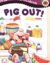 Pig Out! A Picture Reader with 24 Flash Cards (All Aboard Reading)