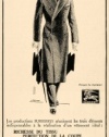 1935 Ad French Burberrys Trench Coat Men Bowler Paris - Original Print Ad