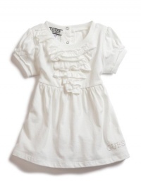 Guess Baby Girls 12-24M Ruggle Front Tee