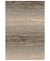 Pulling together distressed and ombre striping designs, the Jamestown area rug from Kenneth Mink boasts unique texture in its carved detailing and dense, yet luxurious pile. Made in Turkey of durable heat-set polypropylene for pure style that endures. (Clearance)