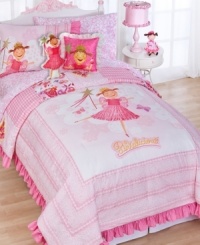 Treat your little girl like a pink princess! Coordinate your Pinkalicious comforter set with this sheet set, featuring an allover pink floral and Pinkalicious logo design.