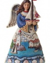 Enesco Jim Shore Heartwood Creek Coastal Angel Ornament, 4-1/2-Inch