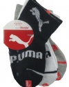 Puma Baby Solid Gripper Socks- 3 Pack(Infant to Baby) (2t-4t)