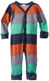 Splendid Littles Baby-boys Infant Colorblock Rugby Romper, Preston, 18-24 Months