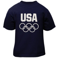 Team USA Infant Primary Logo Short Sleeve Tee (Navy, 24mo.)