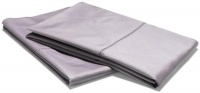 Pinzon Hemstitch 400-Thread-Count Egyptian Cotton Sateen King Pillowcase, Set of 2, Plum