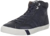 Pro-Keds Men's Royal Plus Hi Oiled Canvas Sneaker, Navy, 9.5 M US