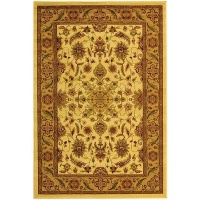 Safavieh Lyndhurst Collection LNH211A Cream and Tan Area Rug, 5-Feet 3-Inch by 7-Feet 6-Inch