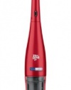 Dirt Devil Accucharge 15.6 Volt Cordless Bagless Stick Vac with ENERGY STAR Battery Charger, BD20035RED