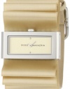 BCBGMAXAZRIA Women's BG6337 Analog Eclectic Plisse' Tan Dial Watch