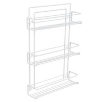 Grayline 40552, 3 Shelf Gourmet Spice Rack, White