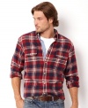 Toughen up your everyday style with a bit of plaid and this flannel shirt from Nautica.