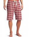 Bottoms Out Men's Woven Plaid Sleep Jam