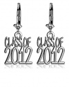 Small Class of 1953 Reunion Earrings, 11mm in 14K White Gold