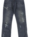 Lucky Brand Men's Slim Straight Fit Ol Nebula Wash Studio Jeans