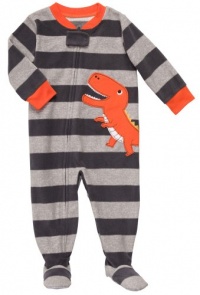 Carter's Dino Stripey Footie Pajamas