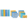 Luvable Friends 12 Washcloths With Bonus Toy, Blue