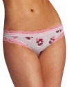 Calvin Klein Women's Bouquet Bikini With Lace, Stamped Floral, Medium