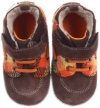 Robeez Mini Shoez Buffalo Bobby Crib Shoe (Infant/Toddler),Brown/Plaid,12-18 Months (4.5-6 M US Toddler)