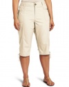 Dockers Women's Plus-Size Poplin Capri Promo Pant