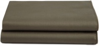 Calvin Klein Home Solid Sateen Pearl Edge Standard Pair Pillowcase, Bear