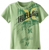 Hurley Boys 2-7 Traction Tee, Direct Green Heath, 2T