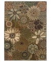 Truly a whimsical tale of color, the Odyssey area rug from Sphinx is cross-woven of 36 different colors which gives its floral pattern incredible depth and textural interest. Intricately woven of pure polypropylene for exquisite strength and softness.