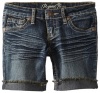 Request Girls 7-16 Sequin Denim Bermuda