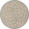 Area Rug 5x5 Round Transitional Grey - Natural Color - Safavieh Courtyard Rug from RugPal