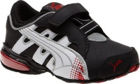 PUMA Infants/Toddlers Voltaic 3 MicroPerf V,Black/White/Puma Silver,US 9 M