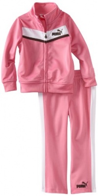 Puma - Kids Girls 2-6X 2T-4T Tricot Set, Azalea Pink, 2T