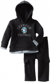 Carters Boys 2-7 Football Champion Fleece Hoodie Set, Black, Medium/24