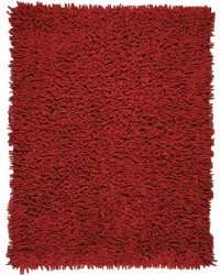 Anji Mountain Silky Shag Crimson Rug 3' x 5'