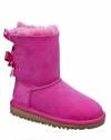 UGG Australia Children's Bailey Bow Toddler Suede Boots,Cerise,11 Child US