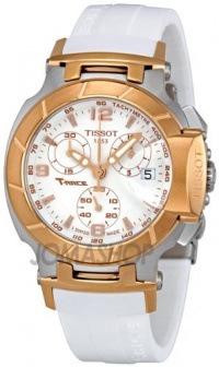 Tissot T Race Quartz White / Gold Women's Watch T048.217.27.017.00