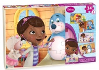 Doc McStuffins Wood Puzzle, 4 Pack Box