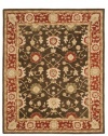 Safavieh Anatolia Collection Handmade Rug, Olive/Rust, 5' x 8'